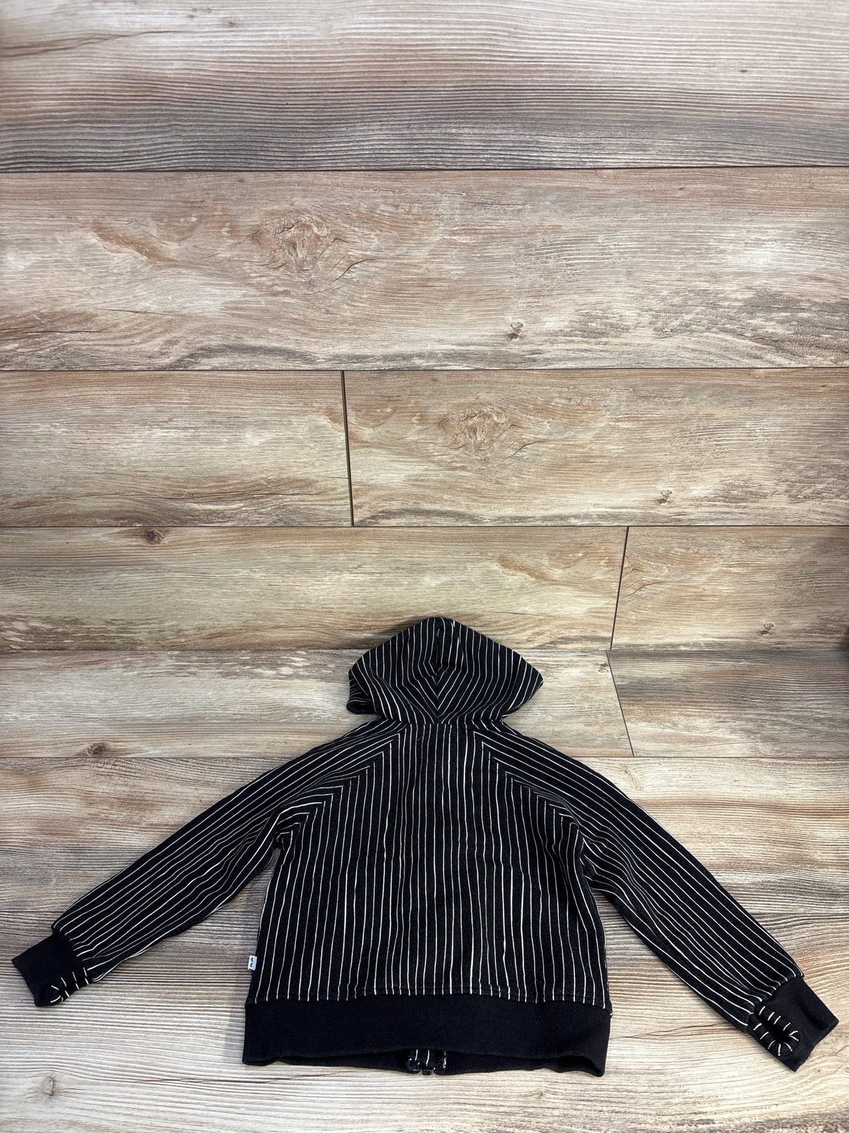Little Sleepies x Disney Jack Skellington Zip-Up Hoodie Black sz 3T