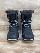 NEW Cat & Jack Kit Black Winter Boots sz 13c