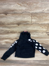 Disney Store Minnie Mouse Pull Over Hoodie Black sz 2T