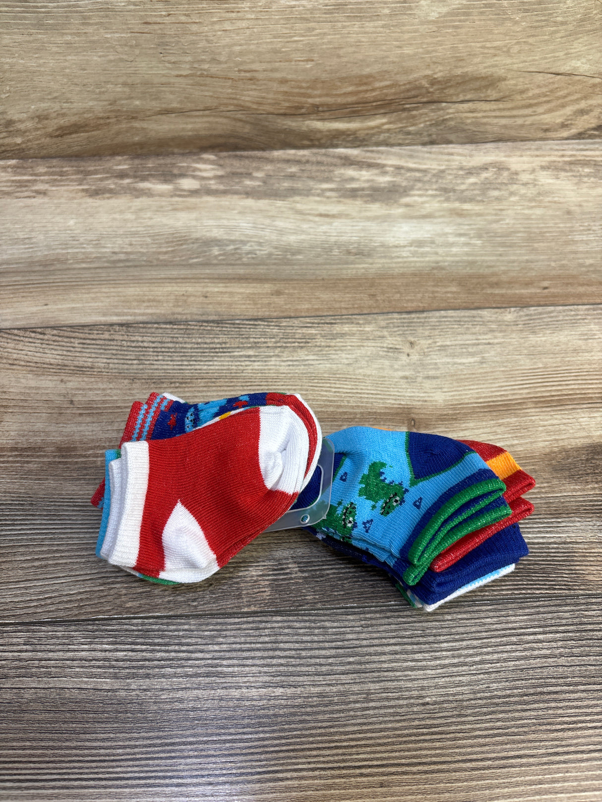 NEW 10pk Ankle Socks, Blue sz 0-6m