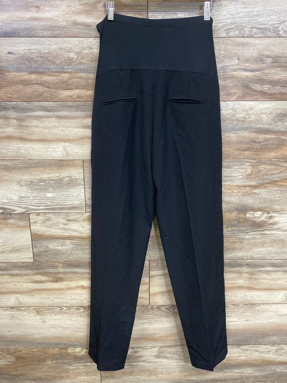 Oh Mama Maternity Full Panel Dress Pants Black sz Large