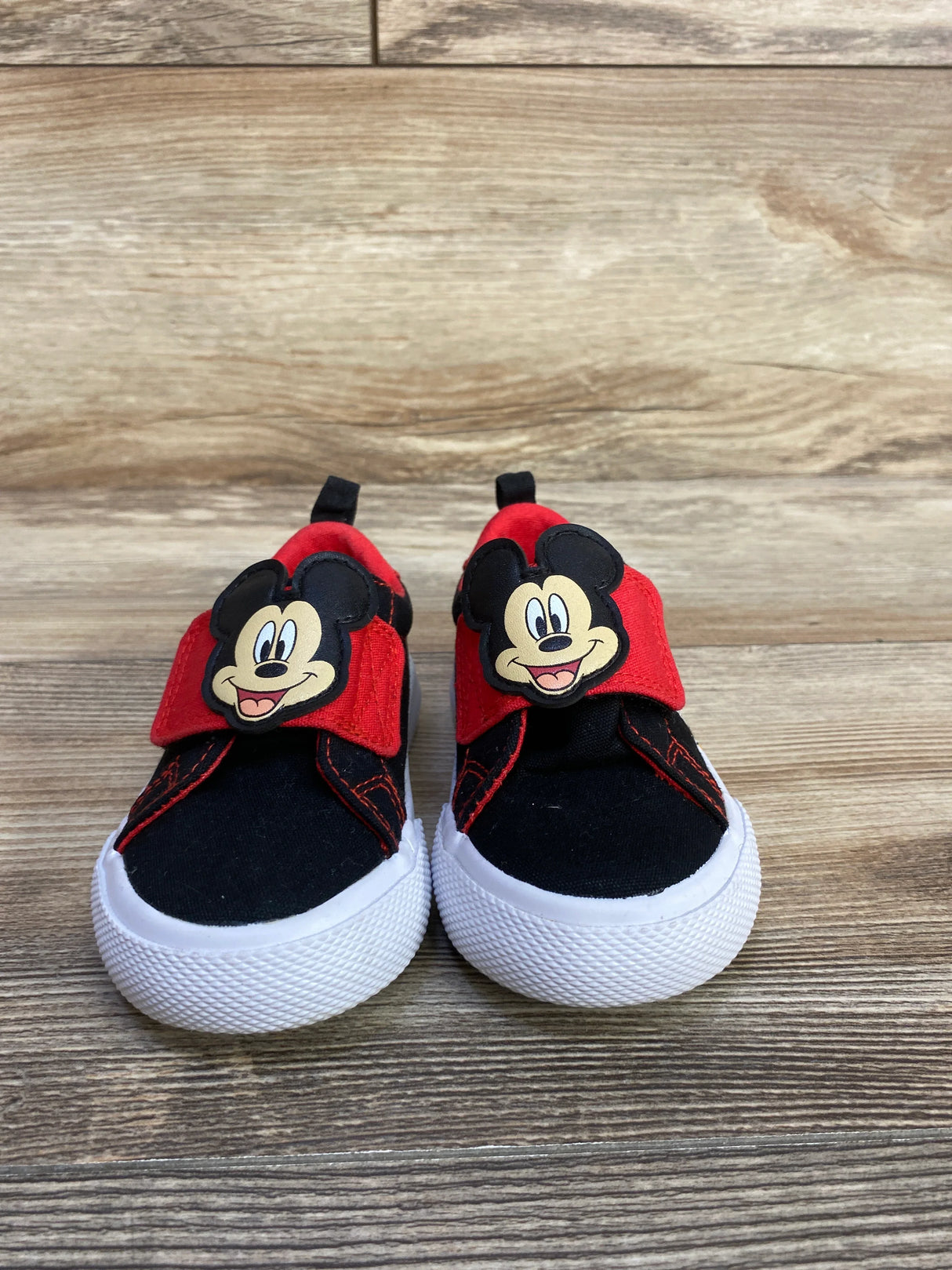 Mickey Mouse Power-Strap Sneakers Black/Red sz 5c