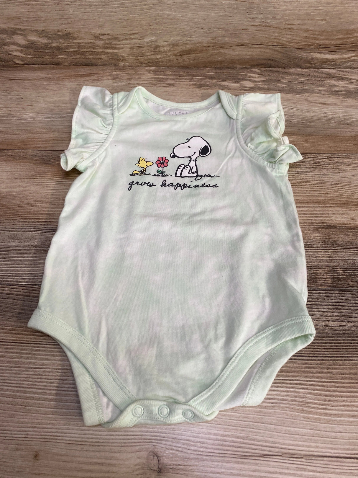 Garanimals Peanuts Onesie Green sz 24m