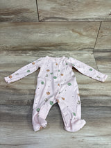 Carter's Ribbed Snap Sleeper Pink sz Newborn