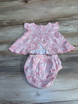 Just One You 2pc Floral Top & Bloomers Pink sz 18m - Me n Mommy To Be