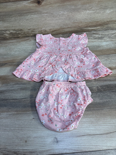 Just One You 2pc Floral Top & Bloomers Pink sz 18m - Me n Mommy To Be