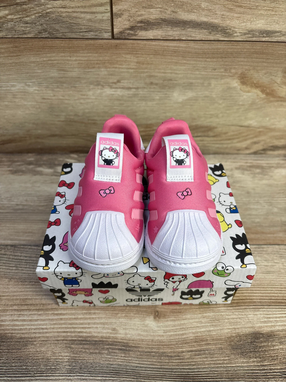 Hello Kitty x adidas Superstar 360 C 'Kuromi' Sneakers Pink sz 6c