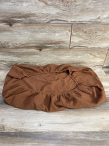 Blissful Diary Muslin Mini Crib Sheet, Brown 38 ''x 24 '