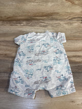 Carter's Animal Print Shortie Romper Grey sz 3m