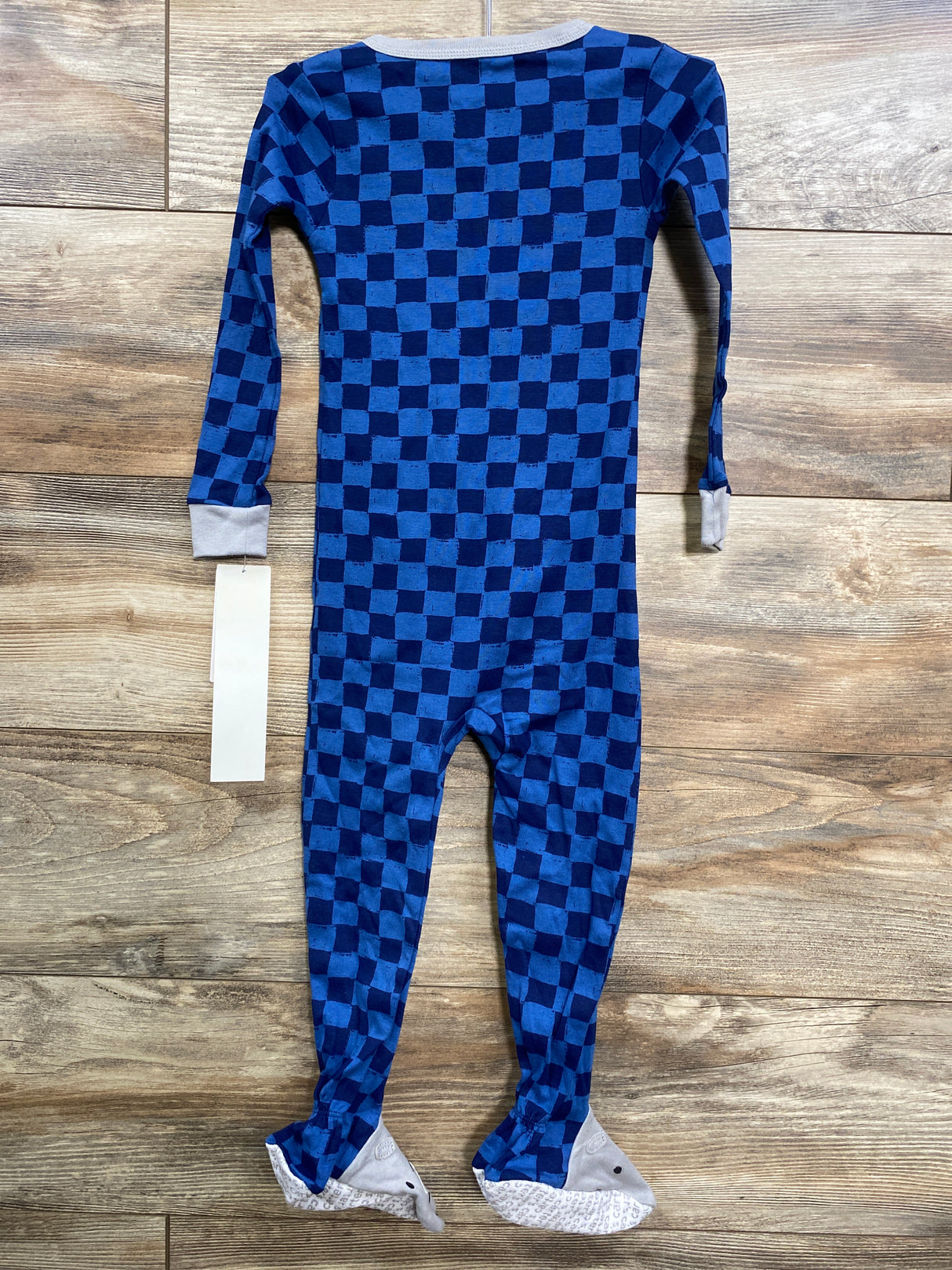 NEW Carter's Checkered Sleeper Blue sz 3T