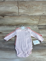 NEW Cloud Island 3pk Long Sleeve Bodysuits Pink sz 3-6m