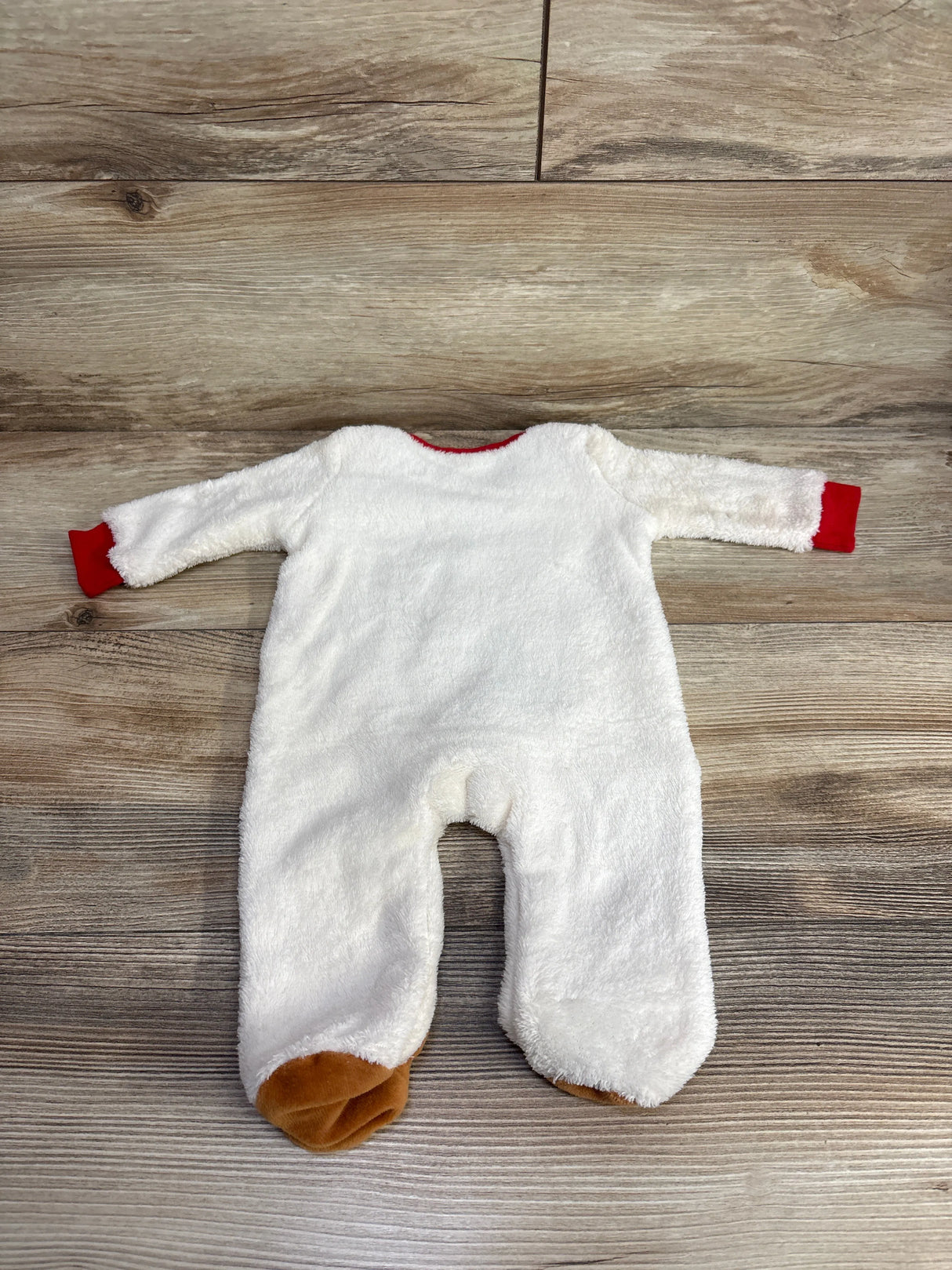 Rudolph The Red Nose Reindeer Plush My First Christmas Sleeper Ivory sz 3m