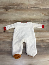 Rudolph The Red Nose Reindeer Plush My First Christmas Sleeper Ivory sz 3m