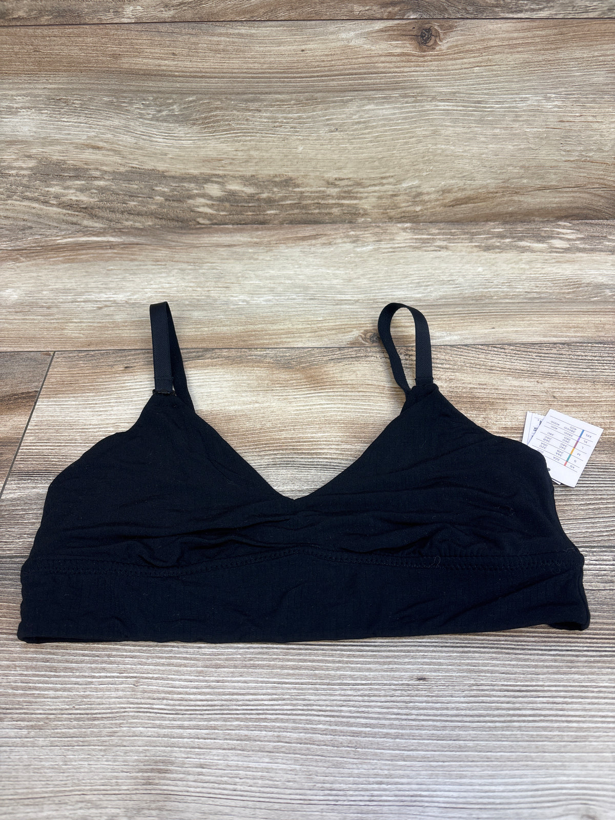 NEW Auden Modal Blend Unlined Nursing Bralette - Black sz Medium