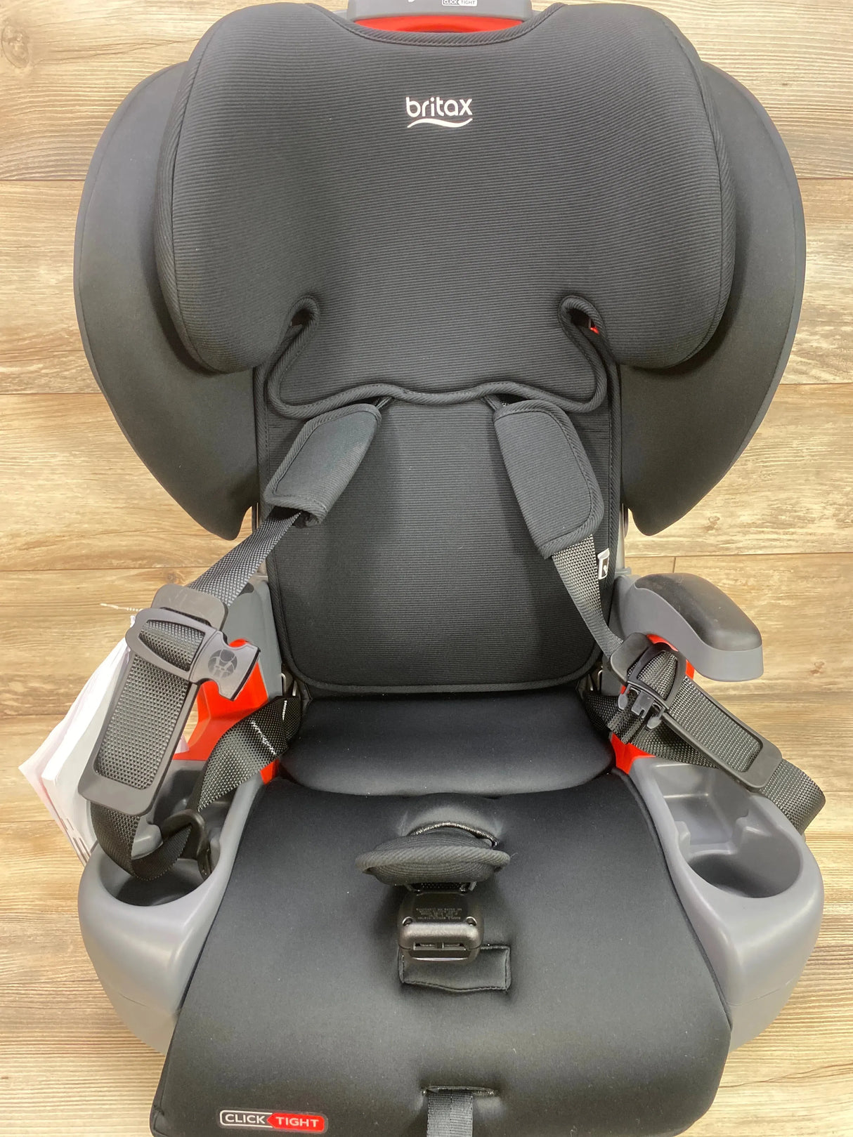 NEW Britax Grow with You ClickTight Harness Contour SafeWash Booster Car Seat in Black