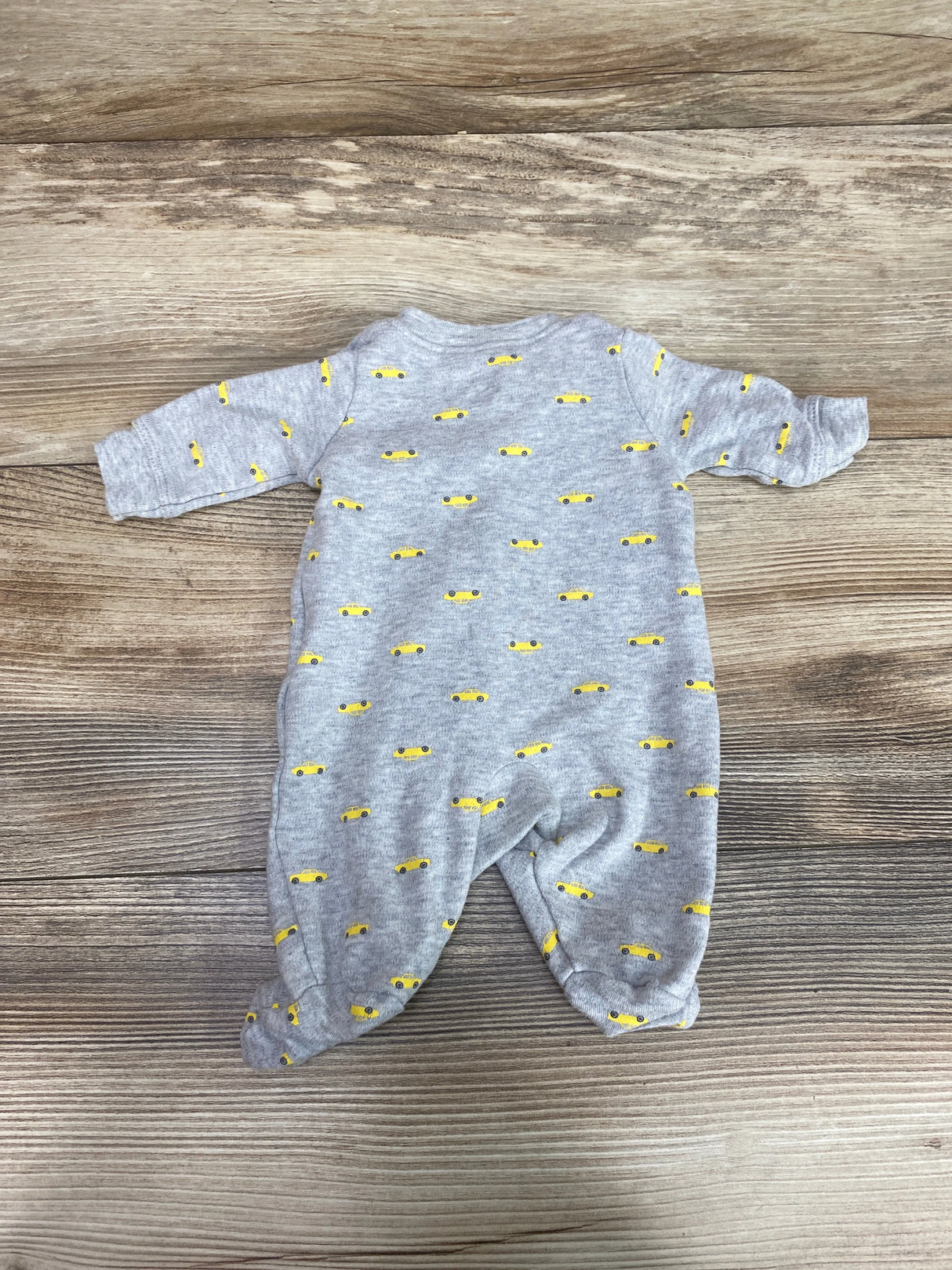 Amazon Essentials Car Print Sleeper Grey sz Preemie