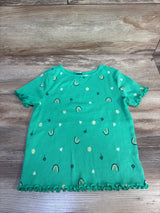 Old Navy Ribbed Knit St Patrick's Day Shirt Green sz 4T