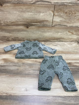 Disney Baby 2pc Mickey Mouse Sweatshirt & Pants Green sz 0-3m