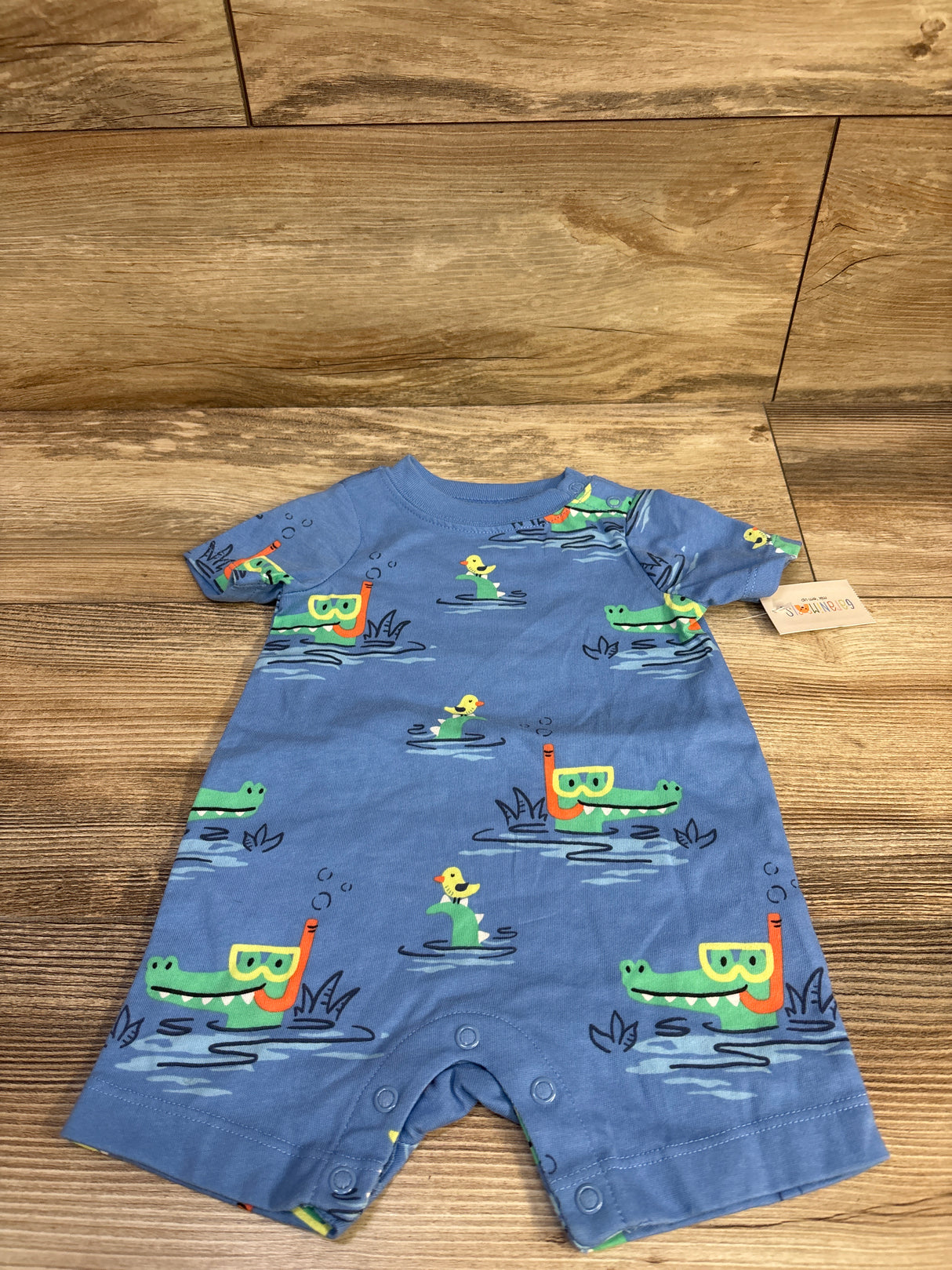 NEW Garanimals Shortie Romper Blue sz 3-6m