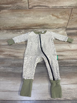 Parade Organic 2-Way Zipper Romper Beige sz 0-3m