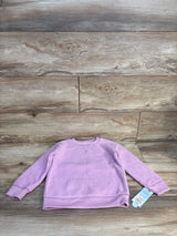 NEW Cat & Jack Sherpa Lined Sweatshirt Lilac sz 4T