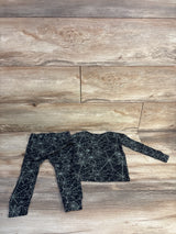 Old Navy 2pc Spiderweb Pajama Set Black sz 2T