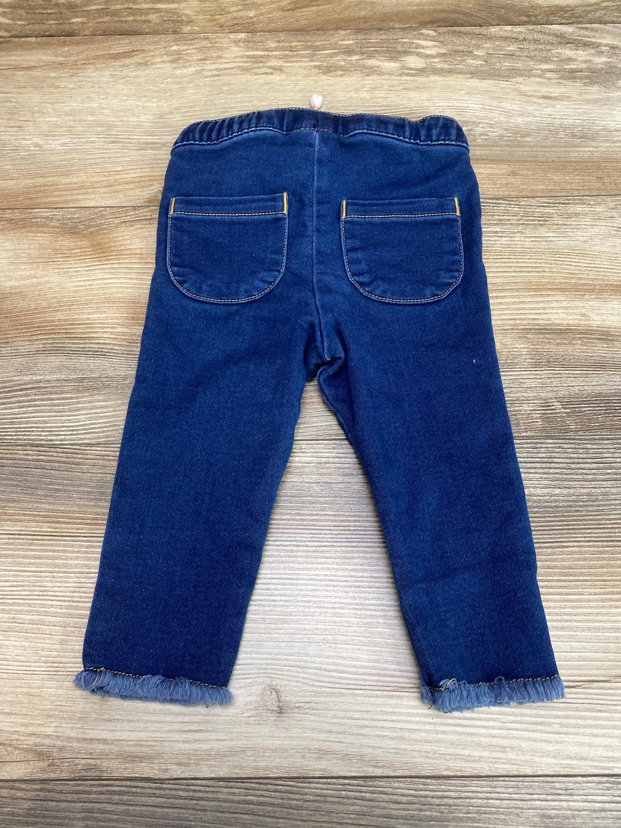 Cat & Jack Raw Edge Hem Pants Blue sz 12m