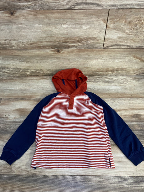 Striped Raglan Hooded Shirt Navy sz 5T - Me n Mommy To Be
