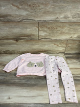 Carter's 2pc Dog Sweatshirt & Leggings Set Pink sz 4T