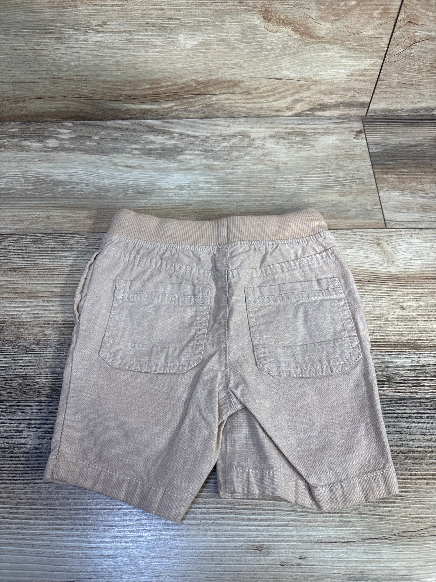 Cat & Jack Drawstring Twill Shorts Beige sz 3T