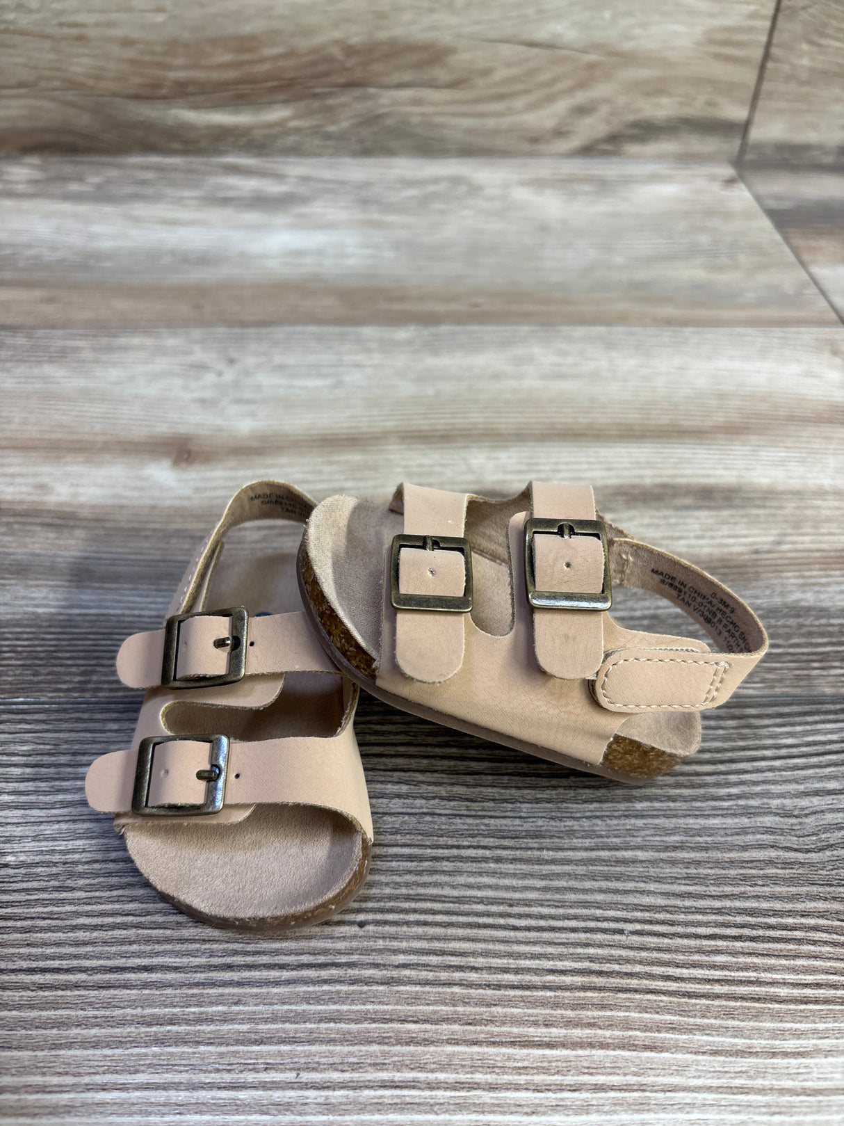 Old Navy Double-Buckle Sandals Tan sz 1c 0-3m