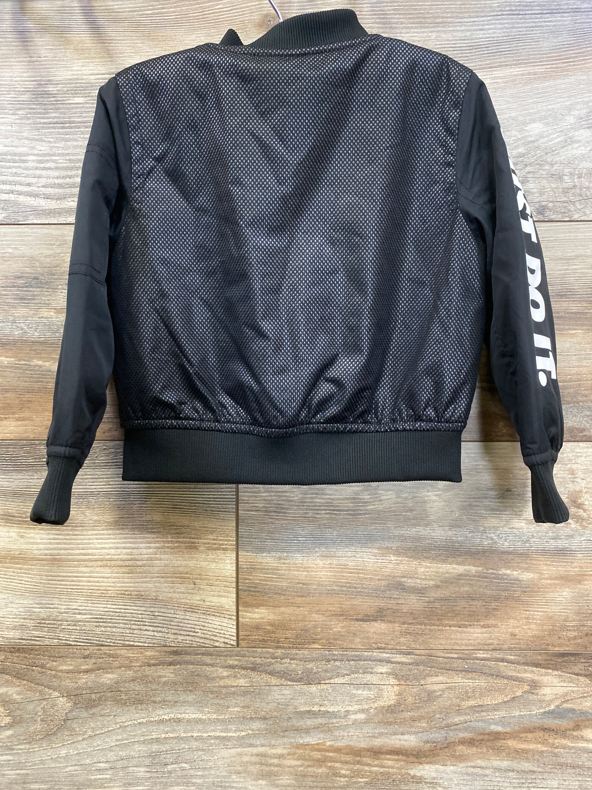 Nike Lightweight Padded Black Zip Front Bomber Jacket Black sz 2T