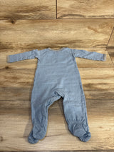Burt's Bees Baby Organic Sleeper Blue sz 0-3m