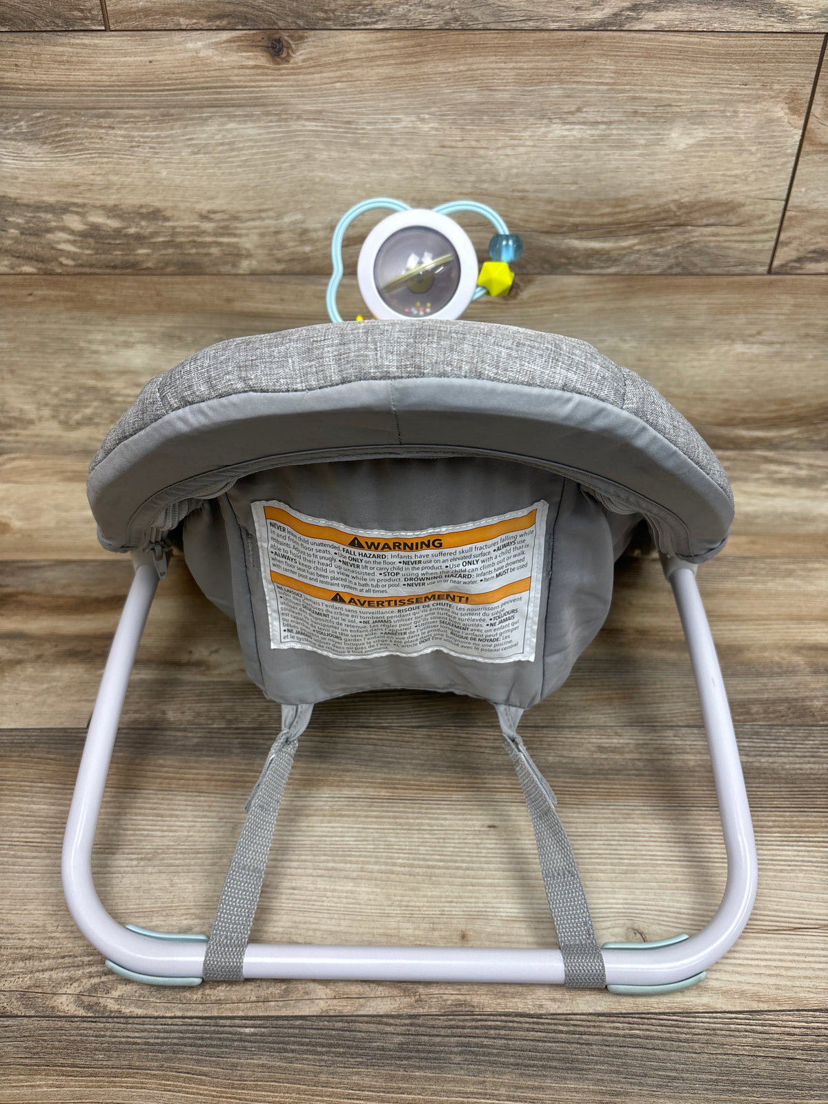 Skip Hop Silver Lining Cloud Upright Activity Floor Seat in Grey