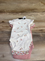 NEW Child Of Mine 3pk Bodysuits White sz 0-3m
