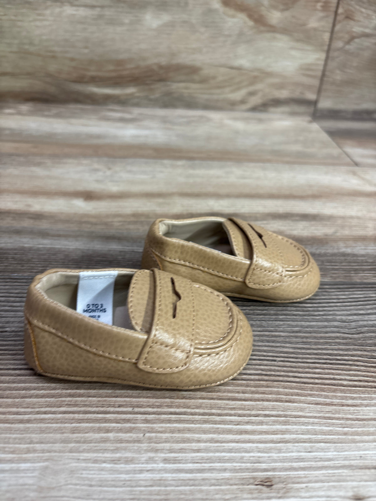 Janie & Jack Penny Loafer Shoes Tan sz 1/2c