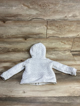 Carter's Quilted Sherpa Lined Full Zip Jacket Grey sz 24m