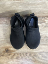 Unisex All Black Knitted Slip-On Sneakers sz 6c