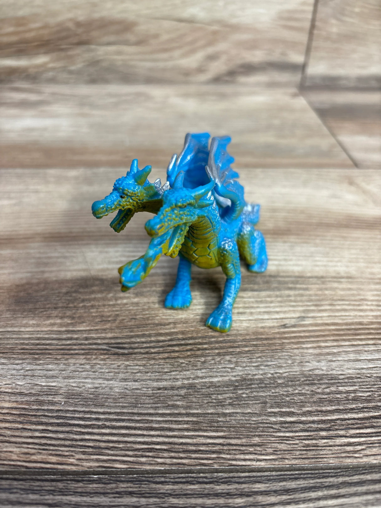 Greenbrier International Blue Fire Breathing Dragon Figurine