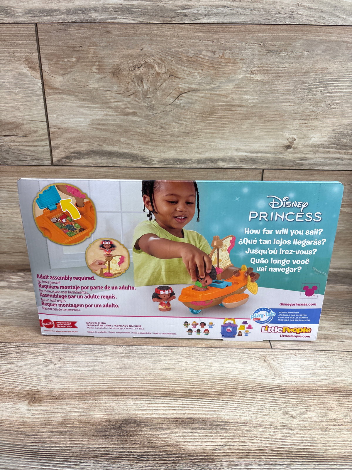 NEW Fisher Price Little People Disney Moana & Maui's Canoe