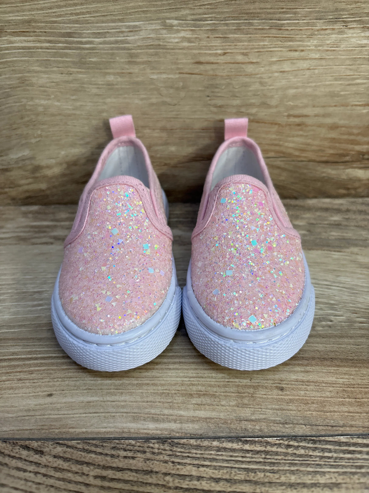 Cat & Jack Madigan Slip-On Sneakers Pink sz 6c - Me n Mommy To Be