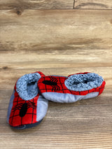 Marvel Spiderman Plush Slippers sz 7/8c
