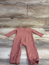 7 For All Mankind Knit Ruffle Coverall Pink sz 12m