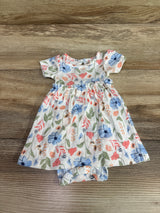 Child Of Mine Floral Bodysuit Dress White sz Preemie
