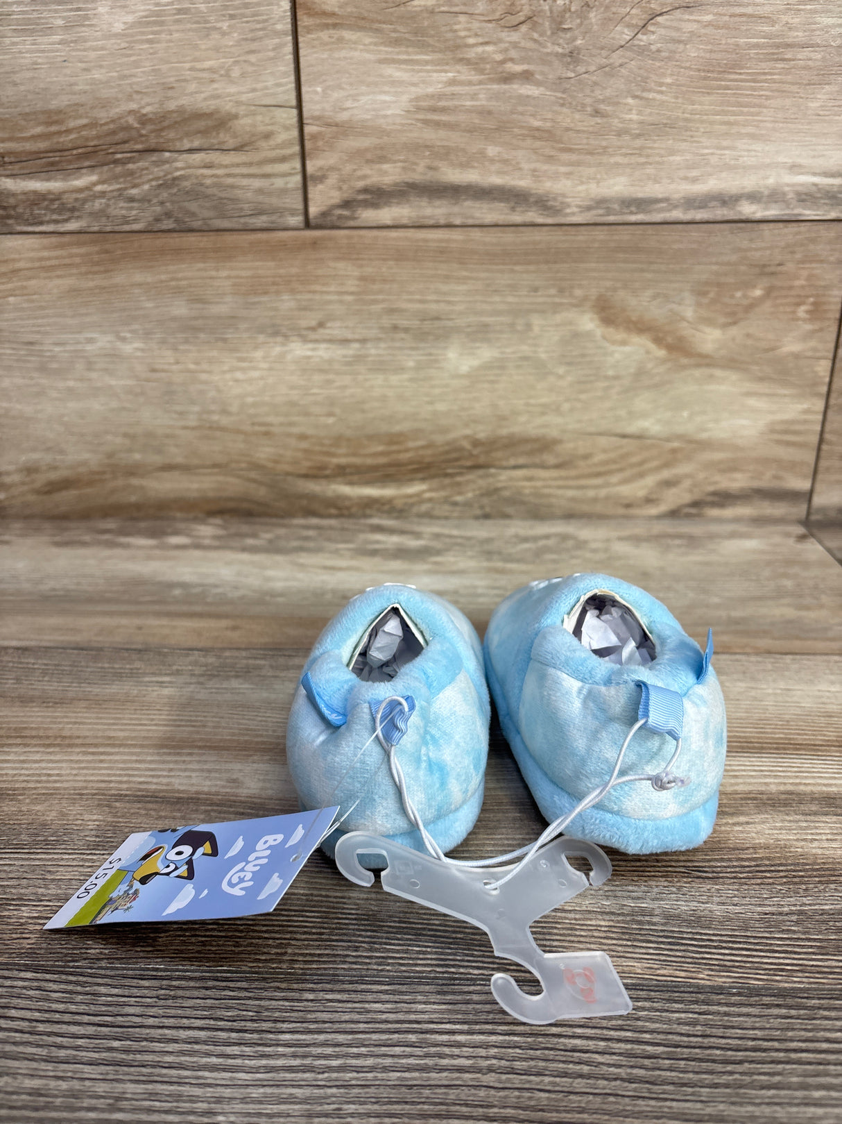 NEW Ground Up Bluey Slippers Blue sz 5-6c