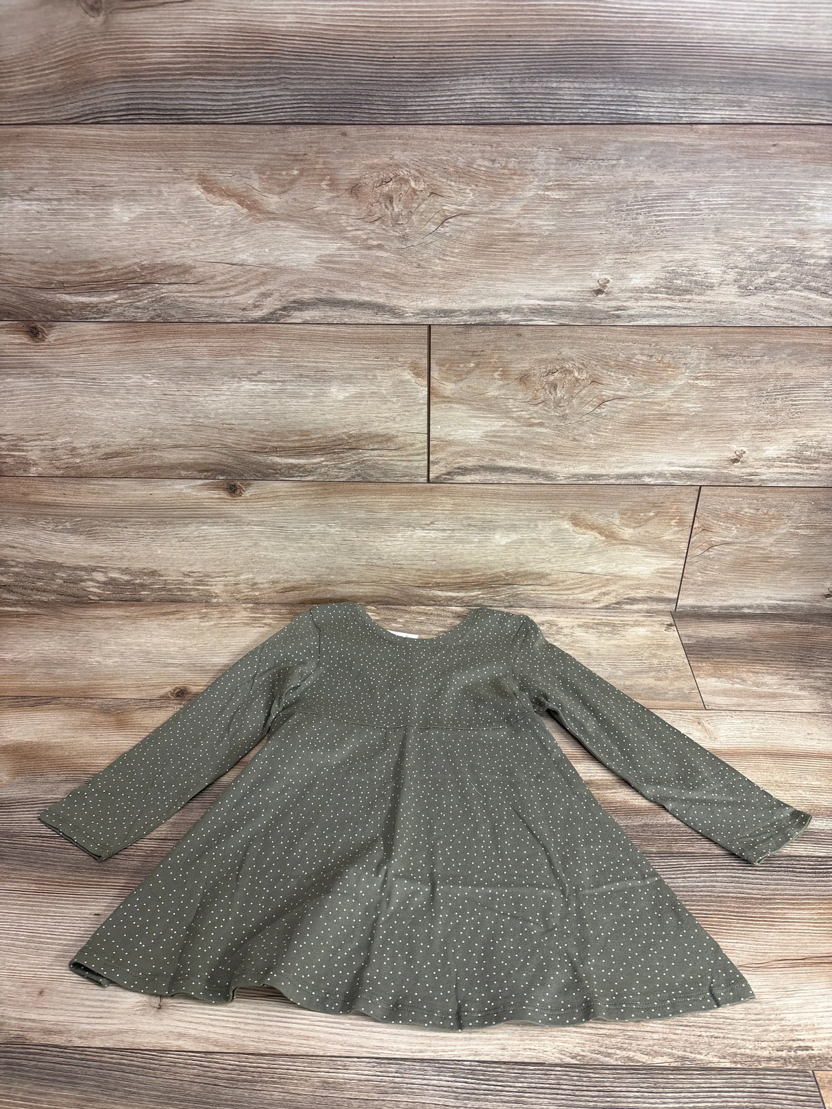 NEW Baby Gap Cross-Back Dress Polka Dot Green sz 5T