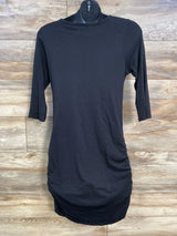 Due Time Maternity 3/4 Sleeve Dress Black sz Large