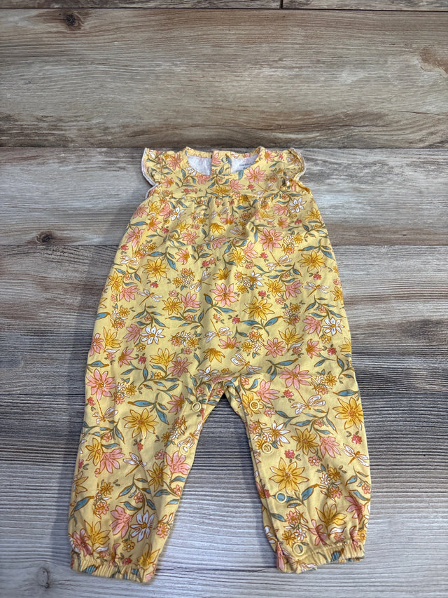 Carter's Floral Romper Yellow sz 6m - Me n Mommy To Be