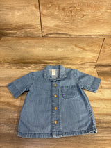 H&M Denim Button-Up Shirt Blue sz 18m