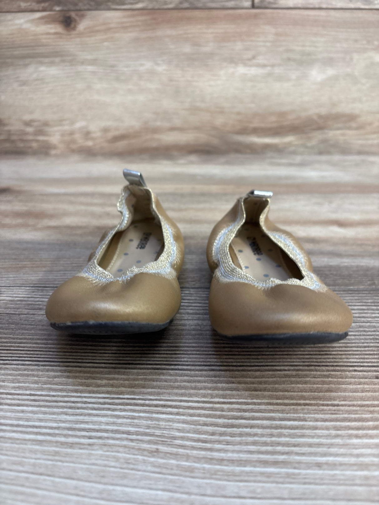 Gymboree Ballet Flats Gold sz 9c